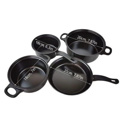 Set oale si ustensile 13 piese editie black