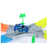 Set pista magica cu 2 masinute Amazing Tracks  Include 360 de piese