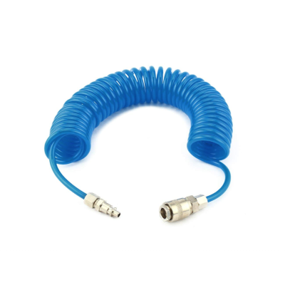 Set pistol de suflat aer  furtun spirala de 5 m T de conectare camion