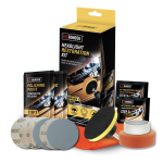 Set polish faruri discuri abrazive pasta bureti restaurare faruri