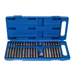 Set profesional bit torx hex spline 40 piese scurte si lungi 