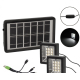 Set proiector solar cu LED 12 SMD 3W alb rece 6000K cu panou si port de incarcare USB Q D630 Andowl