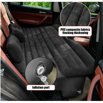 Set saltea auto pentru dormit 2 perne si pompa electrica