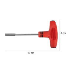 Set surubelnita tip T cu 21 de piese 11 capete surubelnita si 9 capete chei hexagonale
