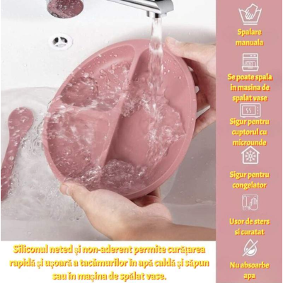 Set Tacamuri Diversificare Bebelusi Din Silicon