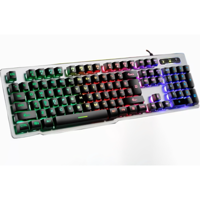 Set tastatura si mouse gaming Andowl QK809 USB iluminare RGB