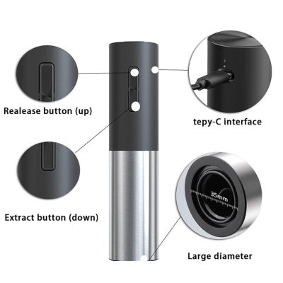 Set Tirbuson Electric 4 in 1 reincarcabil alimentare USB