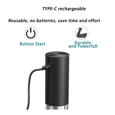 Set Tirbuson Electric 4 in 1 reincarcabil alimentare USB