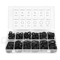 Set trusa garnituri oringuri 300 buc NEGRE