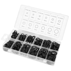 Set trusa garnituri oringuri 300 buc NEGRE