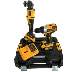 UB Set Trusa WERSTIL masina de gaurit si insurubat + polizor unghiular 2 acumulatori 36V