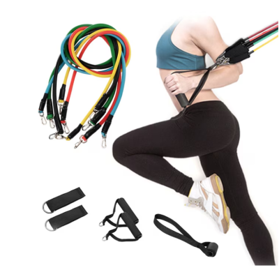 Sistem de antrenament fitness JT 003 cu corzi extensibile