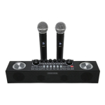Sistem de Mixare Karaoke + 2 Microfon fara Fir