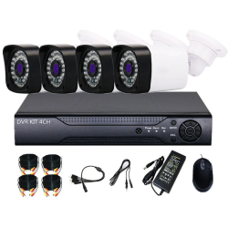 Sistem de supraveghere cu 8 camere exterior 1080P Kit AHD compresie video H.265