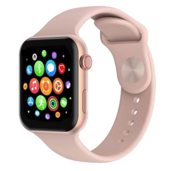 UB Smartwatch T500 Monitorizare Cardiaca Tensiune si Sedentarism curea roz