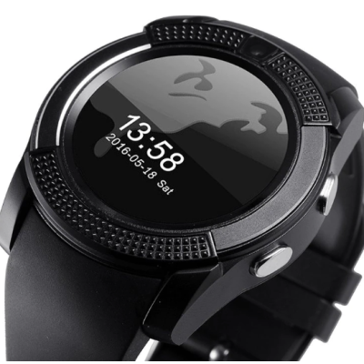 Smartwatch V8 HandsFree Bluetooth 3.0 Micro SIM Android Camera 1.3MP Negru