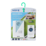 Sonerie fara fir  V001A 38 melodii cu un receptor cu telecomanda distanta maxima 150 metri 