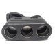 Splitter Auto 1680 120W 12/24V pentru 3 ieșiri brichetă + 4 intrări USB