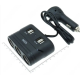 Splitter Auto 1680 120W 12/24V pentru 3 ieșiri brichetă + 4 intrări USB