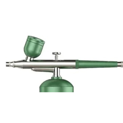 Spray hidratare pentru fata Q ZY8 portabil din metal pentru curatarea tenului verde