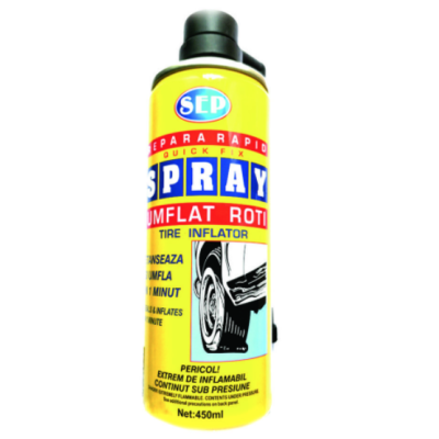 Spray pentru reparat anvelope  450 ml