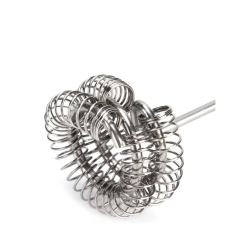 Spumator de lapte functioneaza cu baterii usor de utilizat 450 ml sticla negru/transparent