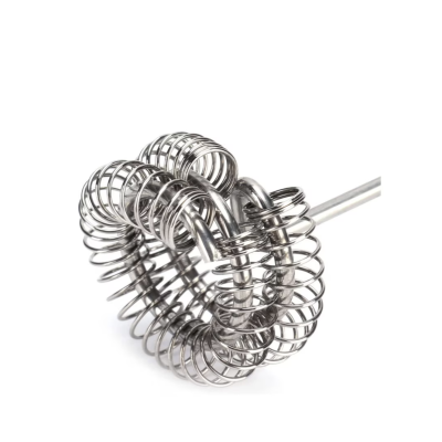 Spumator de lapte functioneaza cu baterii usor de utilizat 450 ml sticla negru/transparent