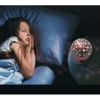 Star Master MOV GLOB 360 Lampa de Veghe cu Proiector Rotativ Stele