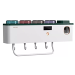 Sterilizator UV cu suport pentru periuță de dinți/Dozator de pastă