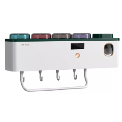 Sterilizator UV cu suport pentru periuță de dinți/Dozator de pastă