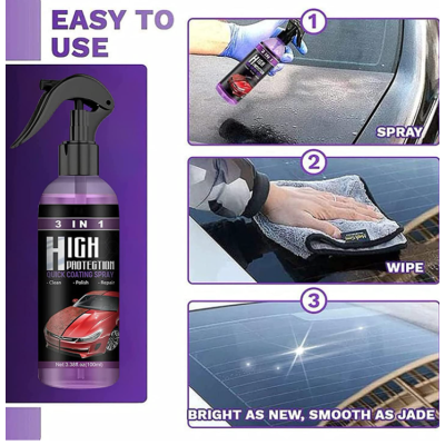 Sticla cu spray pentru tratament ceara lichida 3in1