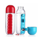 Sticla de apa cu organizator de pastile 600 ml