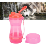 Sticla portabila de apa pentru animale de companie 2 in 1