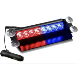 Stoboscop led auto 6 moduri Rosu si Albastru