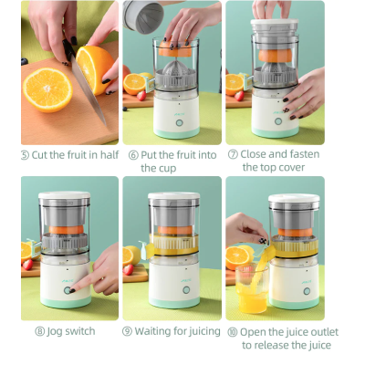 Storcator electric de citrice portabil cu alimentare usb 45w