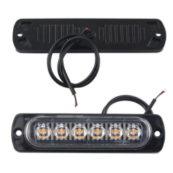 Stroboscop 6 LED lumini de avertizare pentru platforma  ATV  Tractor  Jeep  Off Road
