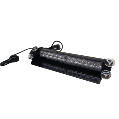 Stroboscop led auto 12 LED parbriz cob rosu albastru