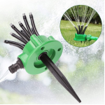 Stropitoare pentru gazon cu 12 duze flexibile Verde/Negru