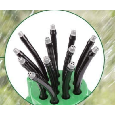 Stropitoare pentru gazon cu 12 duze flexibile Verde/Negru Stropitoare pentru gazon cu 12 duze flexibile Verde/Negru