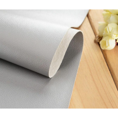 Sul autoadeziv din piele ecologica (imitatie piele) 0.68 x 2.5m ARGINTIU 