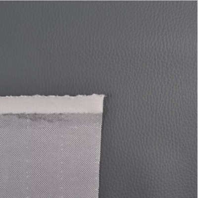 Sul autoadeziv din piele ecologica (imitatie piele) 75 CM x 250 CM GRI inchis cu textura