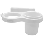 Suport auto adeziv de perete Q T150 pentru uscator de par si accesorii Culoare Suport auto adeziv de perete Q T150 pentru uscator de par si accesorii Culoare