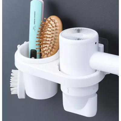 Suport auto adeziv de perete Q T150 pentru uscator de par si accesorii Culoare