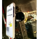 Suport auto magnetic pentru Telefon cu dubla utilizare acasa si masina rotund