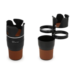 Suport Auto Multifunctional 5 in 1 pentru Pahar  Telefon  Ochelari