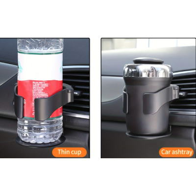 Suport auto pentru pahar cu prindere pe grila ventilatie