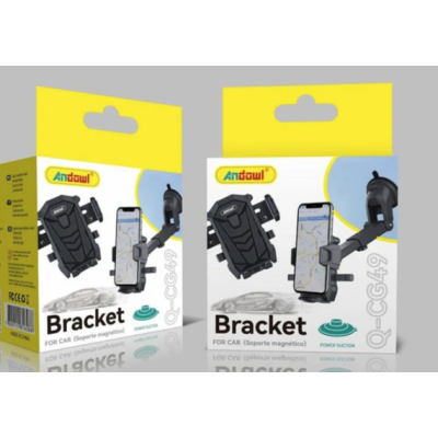 Suport auto pentru telefon mobil cu ventuza reglabil Q CG49