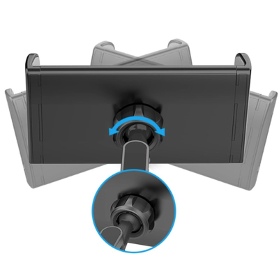 Suport Auto Tetieră cu brat ajustabil 360 Universal pentru Smartphone/Tabletă - 12-19cm