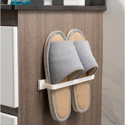 Suport autoadeziv pentru prosop retractabil 26.4 x 3 x 5.5 cm alb