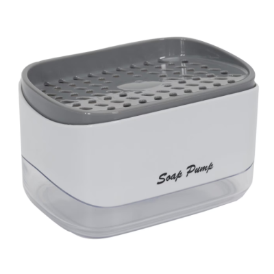 Suport burete vase cu rezervor sapun integrat 300 ml